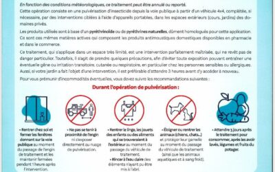 ENQUÊTE & TRAITEMENT SUITE À UN CAS DE MALADIE VECTORIELLE