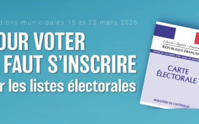 Pensez à vous inscrire sur les listes électorales