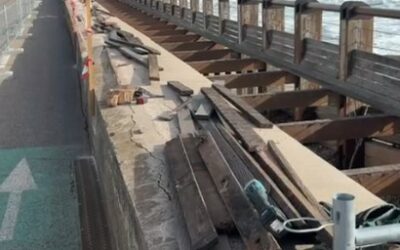 Travaux | La passerelle de la Corniche Jacques Chirac fait peau neuve