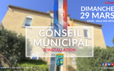 Conseil municipal d&rsquo;installation