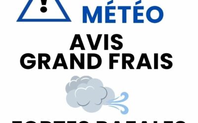 Avis de Grand frais – fortes rafales de vent