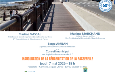 Inauguration de la réhabilitation de la passerelle