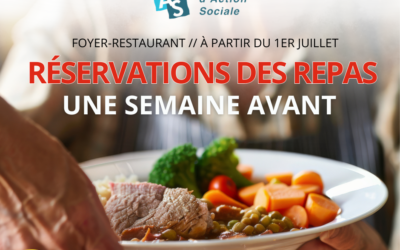 Information Foyer/Resturant – Réservations des repas