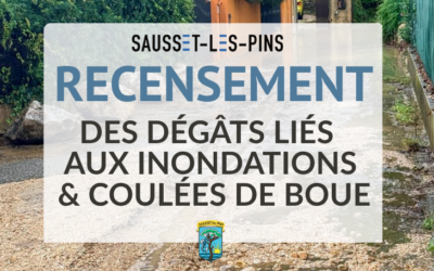 INTEMPÉRIES – RECENSEMENT DES DÉGÂTS LIÉS AUX INONDATIONS ET COULÉES DE BOUE